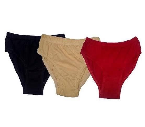 Soft Cotton Underwear, Pack of 3 - Free Delivery